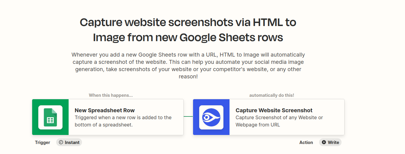 Take Daily Website Screenshots with Zapier